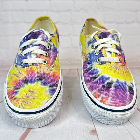 Vans Authentic Washed Tie Dye Low Top Shoes Mens Size 5/Women's Size 6.5 - Picture 5 of 10